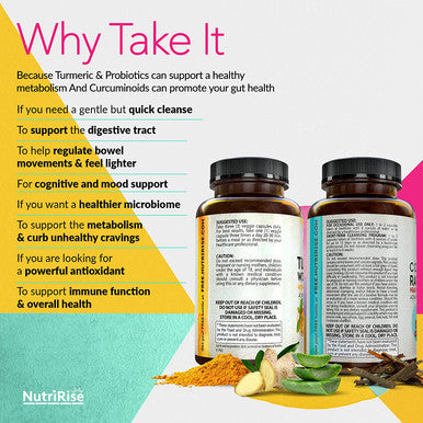 Colon 15 Day Cleanse Turmeric Ginger BioPerine Digestive Health Immune Support Bundle for Constipation Bloating Relief Metabolism Energy. Probiotics MCT Oil Psyllium Flaxseed