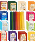 Tea Bunch Twinings 48 Assorted Tea Bags Variety Pack 12 Flavors Tea Assortment Tea Sampler Set with 20 Honey Sticks for Tea - Assorted Tea Bags Individually Wrapped