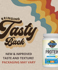 Garden of Life Protein Powder, Vegan Protein Powder, BCAA, Probiotics & Digestive Enzymes, Gluten & Lactose Free, Vanilla, 1.5 LB