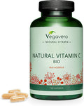 Natural Vitamin C VegaveroÃƒâ€šÃ‚Â® | 100% Organic | from Acerola Cherries | 180 Capsules | 225% NRV per Daily Dosage | NO ADDITIVES | Vegan