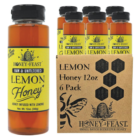 HONEY FEAST New Zealand Manuka Infused Honey with Propolis 12oz - Raw Manuka Honey, Patent Pending Formula, MGO182 Rating, Manuka Honey New Zealand