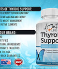 Thyroid Support Supplement with Iodine and Vitamin B12 for Energy Focus and Metabolism Booster Formula for Women and Men Improves Metabolic Functions Better Focus 60 Capsules Non-GMO by Amate Life