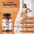Ultra Herbs Organic Apple Cider Vinegar Capsules Enhanced with Cinnamon Turmeric - Ultra Supplement for Digestive Circulatory Immunity Support | 150 Capsules