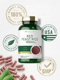 Carlyle Red Yeast Rice 1200 mg | 250 Capsules | Non-GMO, Gluten Free Supplement