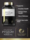 Carlyle Pygeum Africanum Bark | 200 Capsules | High Potency Extract | Non-GMO Gluten Supplement