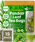 FreshDrinkUS, Premium 75 Mulberry Leaf Tea Bags, 100% Natural & Pure from Mulberry Leaves. Loose Leaf Herbal Tea. Made with Natural Material Tea Bags. No Sugar, No Caffeine, No Gluten, Vegan.