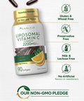 Carlyle Liposomal Vitamin C 2200Mg 90 Softgels High Potency Formula Non-Gmo Gluten Free