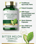 Bitter Melon Capsules | 200 Count | Non-Gmo & Gluten Free Extract | Complex Supplement | By Carlyle