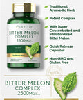 Bitter Melon Capsules | 200 Count | Non-Gmo & Gluten Free Extract | Complex Supplement | By Carlyle