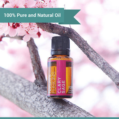 Nature s Fusions Clary Sage 100% Pure and Essential Oils 15 mL