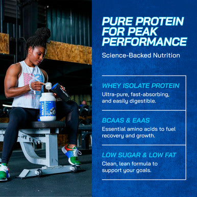 Evogen Isoject - Whey Protein Isolate | Ultra-Pure Whey Protein Powder with Ignitor Enzymes BCAAs and EAAs | Enhanced Absorption & Recovery | Cookies and Cream | 25 Servings