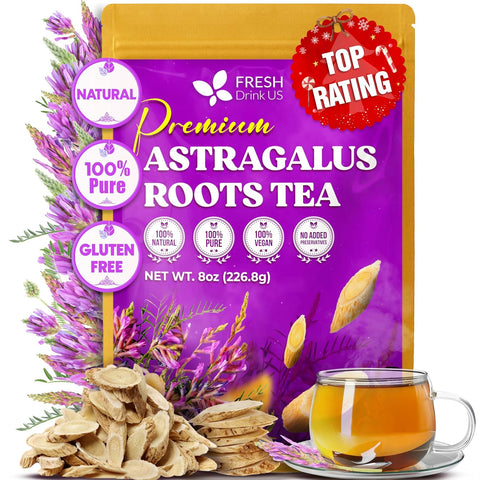 FreshDrinkUS, Premium 75 Mulberry Leaf Tea Bags, 100% Natural & Pure from Mulberry Leaves. Loose Leaf Herbal Tea. Made with Natural Material Tea Bags. No Sugar, No Caffeine, No Gluten, Vegan.