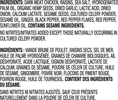 EPIC Provisions Chicken Sesame + BBQ Seasoned Bar, 12-Count, 516 Gram