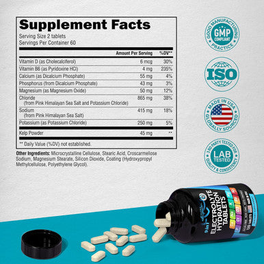 NUTRAHARMONY Lions Mane Mushroom Capsules & Electrolyte Tablets