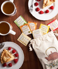 Gardenika Twinings Herbal and Decaf Tea Bags - Caffeine- Variety Sampler - 25 Flavors 50 Count - Individually Wrapped Packets