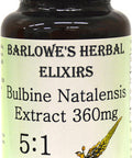 Barlowe's Herbal Elixirs Bulbine Natalensis Extract 5:1-60 360mg VegiCaps - Stearate Free, Bottled in Glass!