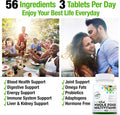 Plantvital Whole Food Multivitamin Multivitamins With 56 Superfoods Raw Veggies And Fruits Vitamins Earth Energy Fruits And Veggies Supplement Pure Fruit And Vegetable Supplements 270 Tablets