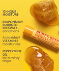 Burt's Bees Beeswax Lip Balm with Vitamin E & Peppermint 0.15 oz