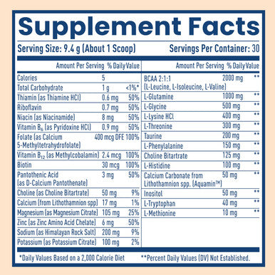 NativePath Native Hydrate Zero Sugar Electrolytes Powder with BCAAs Tangerine Hydration Keto & Paleo Friendly 30 Servings