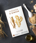 Nutra Tea - Ginger & Ginseng Tea - 20 Tea Bags - Herbal Tea