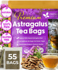 FreshDrinkUS, Premium 50 Mulberry Leaf Tea Bags, 100% Natural & Pure from Mulberry Leaves. Herbal Tea. Made with Natural Material Tea Bags. No Sugar, No Caffeine, No Gluten, Vegan.