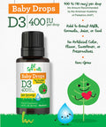 Carlyle Baby Vitamin D3 400 Iu | Liquid Drops | .31Oz (9.2 Ml) | 1 Year Supply (365 Servings) | Vegetarian, Non-Gmo, And Gluten