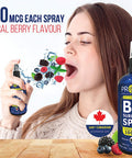 Promise Vitamin B12 Sublingual Spray 1000mcg, Instant Bioavailability, Boost Energy Production, Natural Berry Flavour, Made in Canada (60ml + 40ml FREE - 625 sprays)