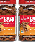 Fisher Oven Roasted Never Fried Deluxe Mixed Nuts, 24 Ounces | Pack Of 1, Almonds, Cashews, Pecans, Pistachios, Healthy Snacks For Adults, Made With Sea Salt, No Added Oil, Gluten Free
