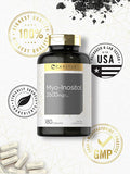 Carlyle Myo-Inositol 2600mg | 180 Capsules | High Potency Supplement | Non-GMO, Gluten Free