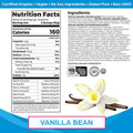 Orgain Organic Plant Based Protein Powder Peanut Butter Vegan Low Net Carbs 2.03 Pound Organic Plant Based Protein Superfoods Powder Vanilla Bean Vegan Non Dairy Lactose 2.02 lb