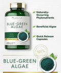 Carlyle Blue Green Algae 500mg | 200 Quick Release Capsules | Chlorella Supplement | Non-GMO, Gluten Free
