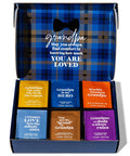 Thoughtfully Gourmet Best Grandpa Ever Tea Set Tea Sampler Includes 6 Flavors of Tea with Inspirational Quotes Great Grandpa s Set of 90