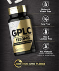 Carlyle GPLC Glycine Propionyl-L-Carnitine HCL Supplement | 1250mg | 60 Capsules | Advanced Athlete Formula | Non-GMO Gluten