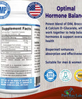YUMMYVITE Dim Supplement - 150Mg Dim (Diindolylmethane), Broccoli, Calcium D-Glucarate & Bioperine - Hormone Balance For Men & Women, Estrogen, Menopause Balance - 60 Capsules