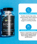 Karamd Boost Nxt | Nitric Oxide Booster Supplement | Natural L-Citrulline & L-Arginine Amino Acids | Improve Energy, Muscle Building & Performance | Non-Gmo, Gluten Free & Vegan Friendly (30 Servings)