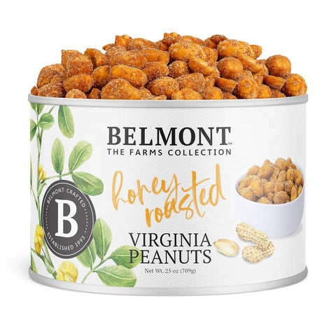 Belmont Peanuts Gourmet Sea-Salted Virginia Peanuts, 20 oz (1 Pack) ÃƒÂ¢Ã¢â€šÂ¬Ã¢â‚¬Å“ Only 3 Simple Ingredients, No Preservatives, 7g Protein ÃƒÂ¢Ã¢â€šÂ¬Ã¢â‚¬Å“ A Premium, Salty, Crunchy, Hand Seasoned Snack
