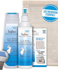 Babo Botanicals Essential Lice Prevention Set with Lice Comb, 16 Oz