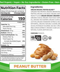Orgain Organic Vegan Protein Powder, Peanut Butter - 21g of Plant Based Protein, Low Net Carbs, Non Dairy, Gluten Free, Lactose Free, No Sugar Added, Soy Free, Kosher, Non-GMO, 2.03 Pound
