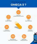 Laboratoires Nutrimea Omega 3 & Antarctic Krill - Wild Fish Oil - Natural Antioxidant - Cognition & Immune System - Concentrated EPA/DHA & Astaxanthin - Fish Oil - Made in France - Nutrimea