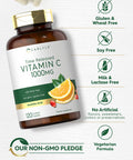 Carlyle Vitamin C 1000Mg | Timed Release | 120 Vegetarian Caplets | With Rose Hips | Non-Gmo & Gluten Free Supplement