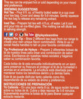 Hyleys Natural Ginger & Lemon Flavor Herbal Tea - 20 Tea Bags (Caffeine Gmo Gluten Dairy Sugar & 100% Natural Decaf)