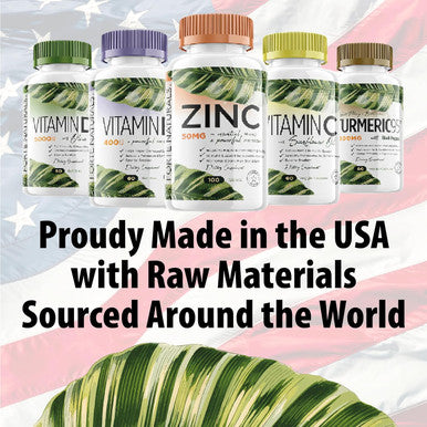 Zinc Supplements 50 Mg (100 Tablets) Specially Formulated For Sensitive Stomachs, Vitamins For Adults Daily Supplement Vegan, Non Gmo, Easy To Swallow Zink Vitaminas