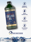 Carlyle Norwegian Cod Liver Oil | 16Oz | Pack Of 3 Bottles | Liquid Unflavored Fish Oil Supplement | Non-Gmo, Gluten Free
