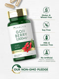 Carlyle Goji Berry 1000mg | 120 Capsules | Concentrated Extract from Wolfberry Plant | Non-GMO Gluten