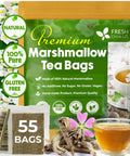 FreshDrinkUS, Premium 50 Mulberry Leaf Tea Bags, 100% Natural & Pure from Mulberry Leaves. Herbal Tea. Made with Natural Material Tea Bags. No Sugar, No Caffeine, No Gluten, Vegan.