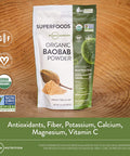 MRM Super Foods - Organic Baobab Fruit Powder, 8.5 Ounce