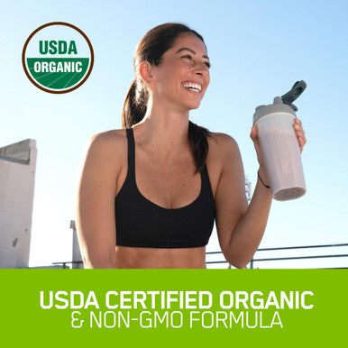 Optimum Nutrition Gold Standard 100% Organic Plant Based Protein Powder Vitamin C For Immune Support Vanilla 1.51 Pound
