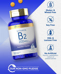 Vitamin B-2 | Riboflavin | 200Mg | 150 Tablets | Vegetarian, Non-Gmo & Gluten Free Essential Supplement