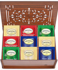 Blue Ribbon Twinings Tea Bags in Bamboo Box (80 Count) 4 Seasonal Collection Flavors Perfect Seasonal s for Women Men Friends Couples Mom Dad
