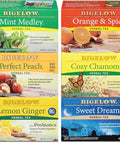Bigelow Tea, Caffeine Free, 6 Flavor Herbal Tea Variety Pack, Pack of 6